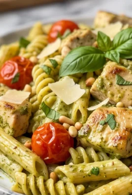 Creamy Chicken Pesto Pasta