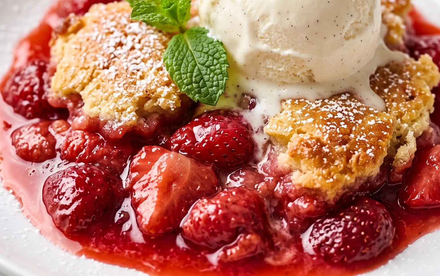 Strawberry Cobbler