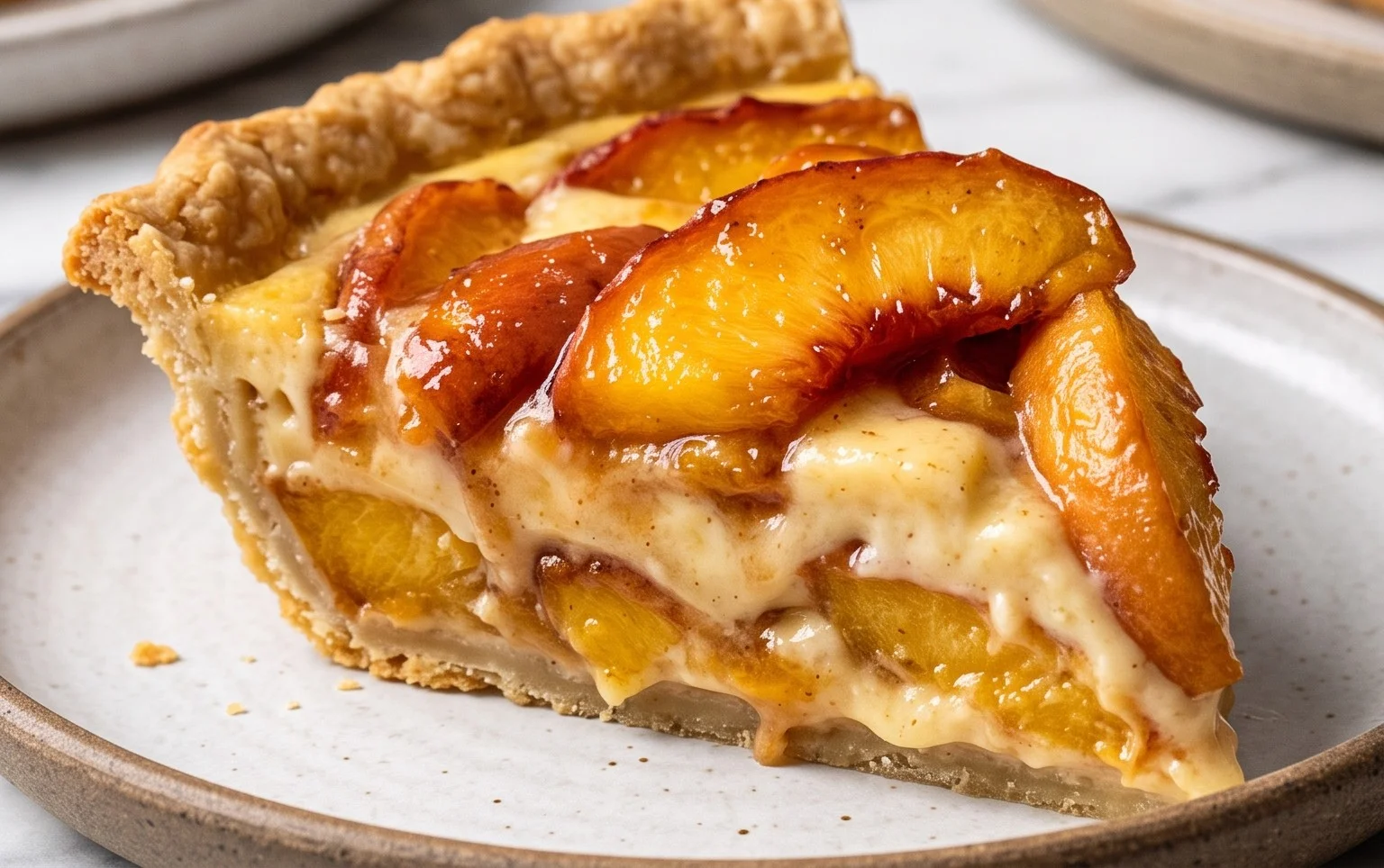 Peaches and Cream Pie