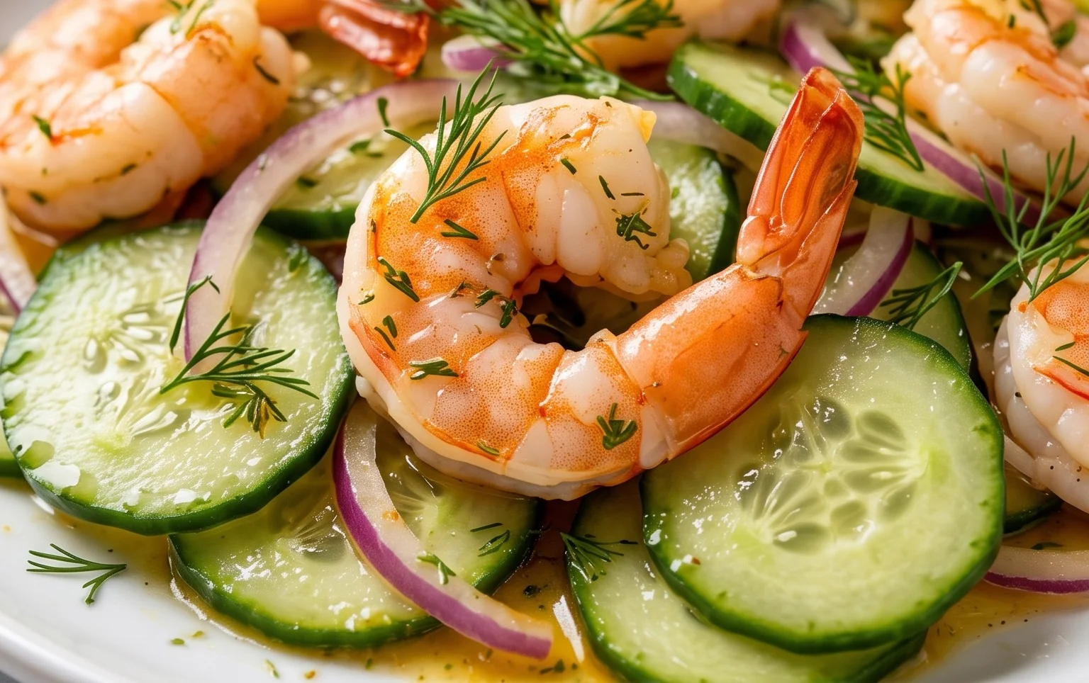 Cucumber Shrimp Salad