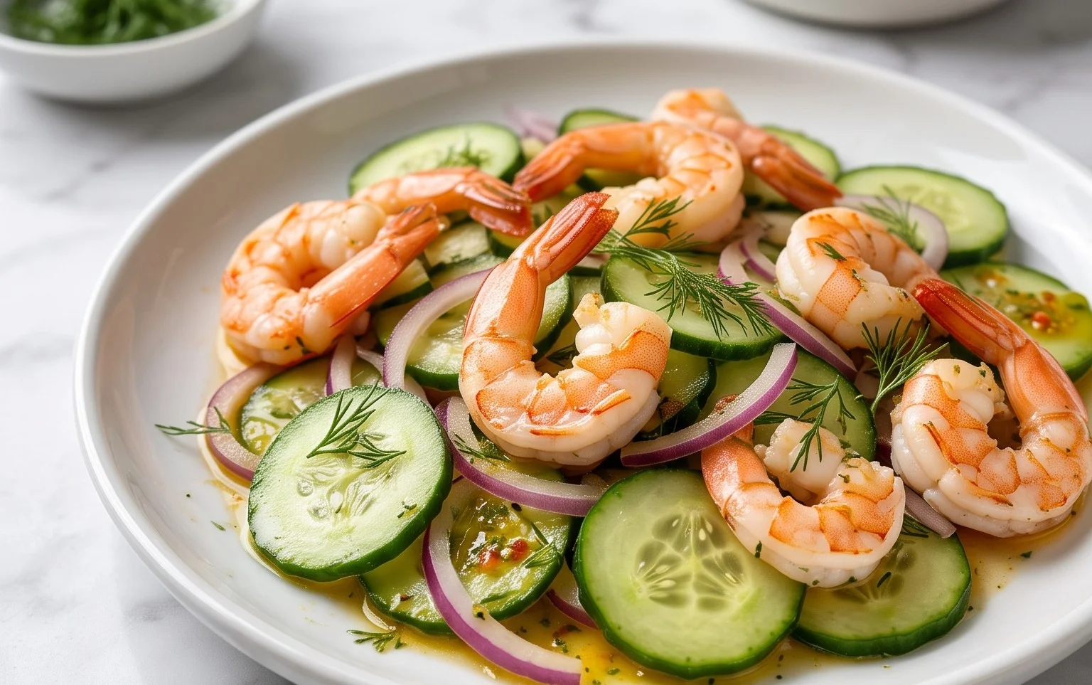 Cucumber Shrimp Salad