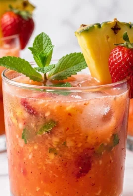 Pineapple Strawberry Agua Fresca