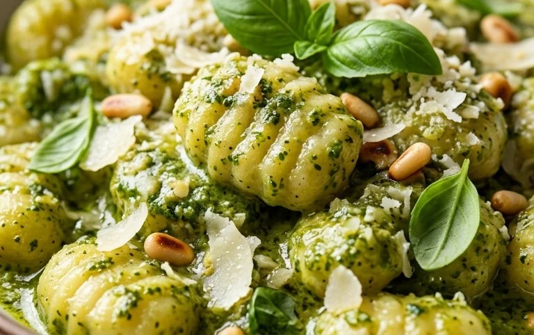 Creamy Pesto Gnocchi