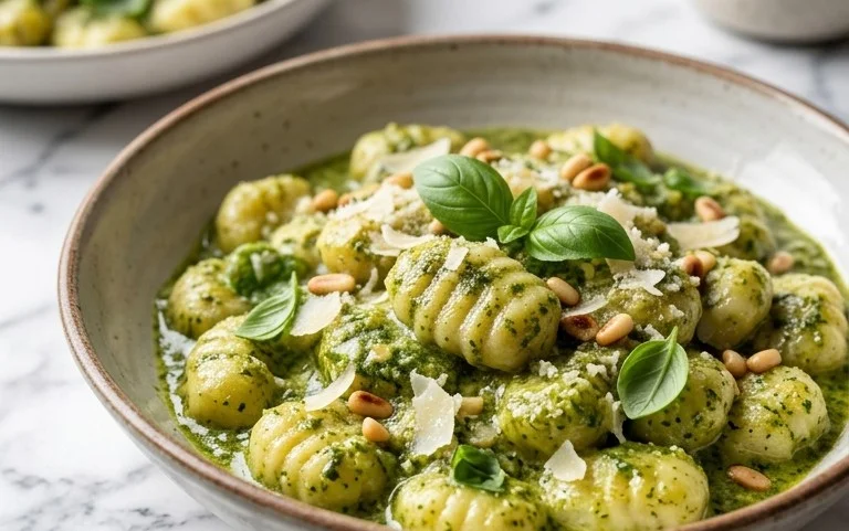 Creamy Pesto Gnocchi