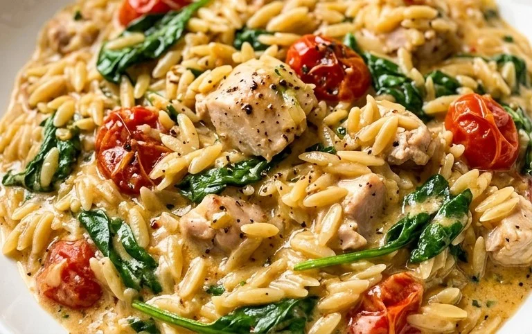 Chicken Orzo (30-Minutes, One-Pan)
