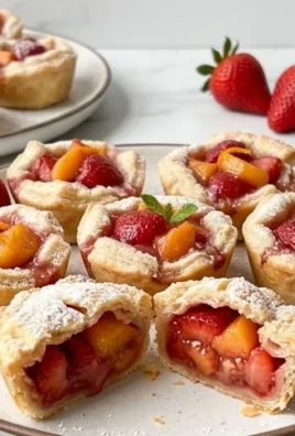Strawberry Peach Pie Bites