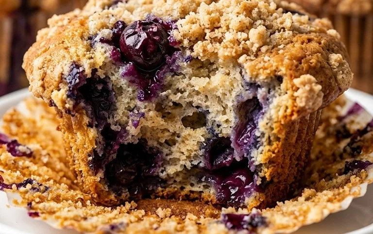 Homemade Blueberry Muffins
