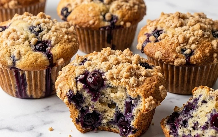 Homemade Blueberry Muffins