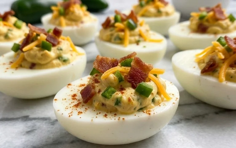 Jalapeno Popper Deviled Eggs