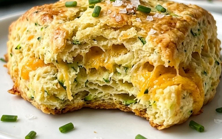 Zucchini Cheddar Scones