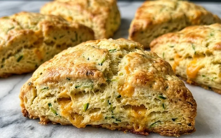 Zucchini Cheddar Scones