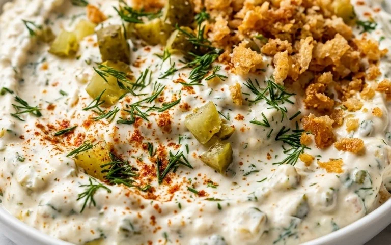 Easy Fried Pickle Dip (Dairy-Free Option)