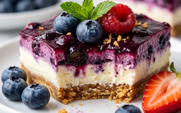 No-Bake Blueberry Yum Yum