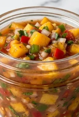 Sweet & Spicy Peach Salsa Canning Recipe