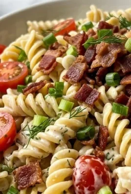Beef Bacon Ranch Pasta Salad