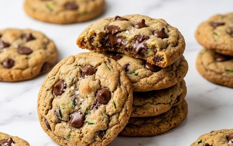 Zucchini Chocolate Chip Cookies