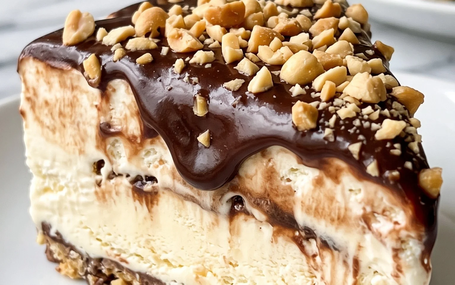 Buster Bar Ice Cream Cake