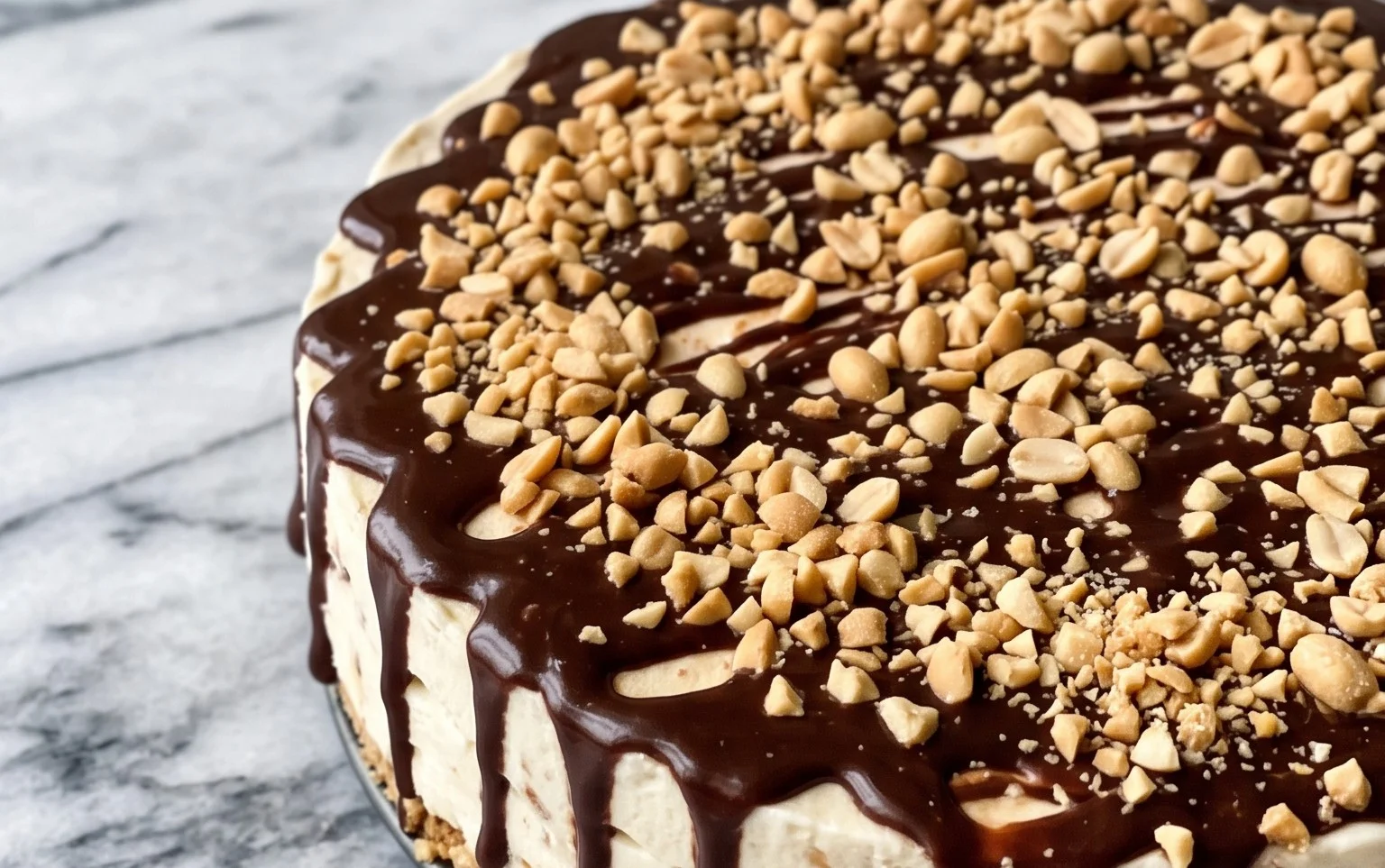 Buster Bar Ice Cream Cake