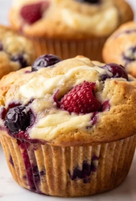 Berry Cream Cheese Muffins