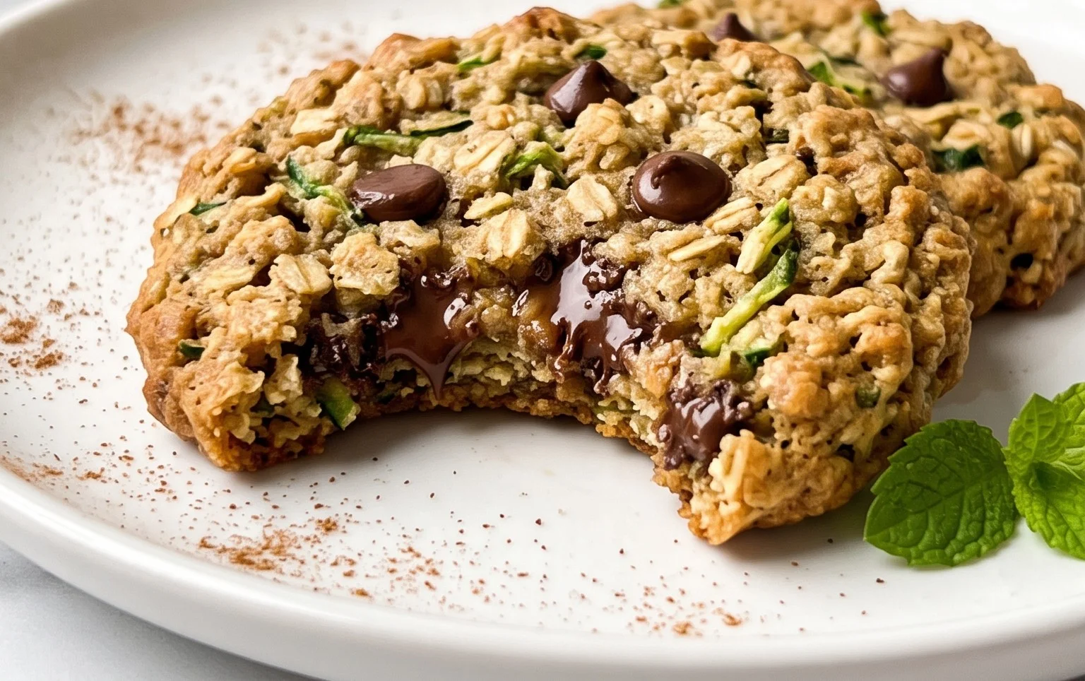 Healthy Zucchini Oatmeal Cookies
