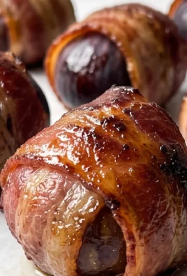 Beef Bacon Wrapped Stuffed Figs