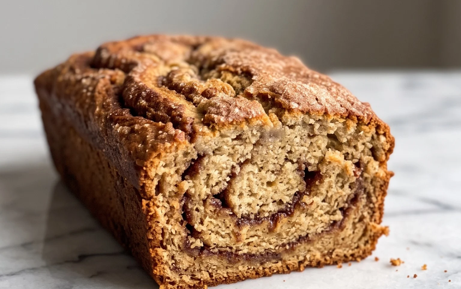Cinnamon Roll Banana Bread