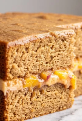 Brown Sugar Layer Cake with Peach Filling