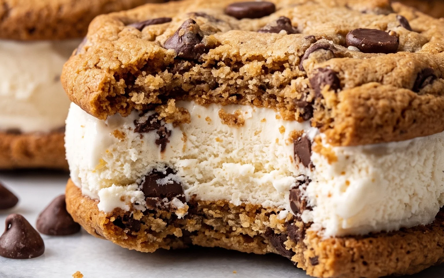 Cookie Ice Cream Sandwiches (Like a Chipwich!)