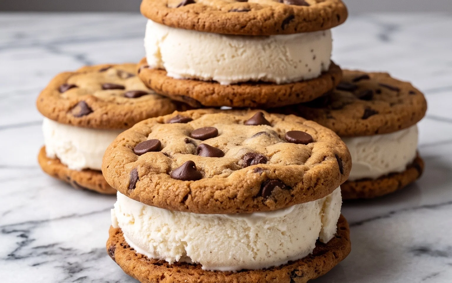 Cookie Ice Cream Sandwiches (Like a Chipwich!)