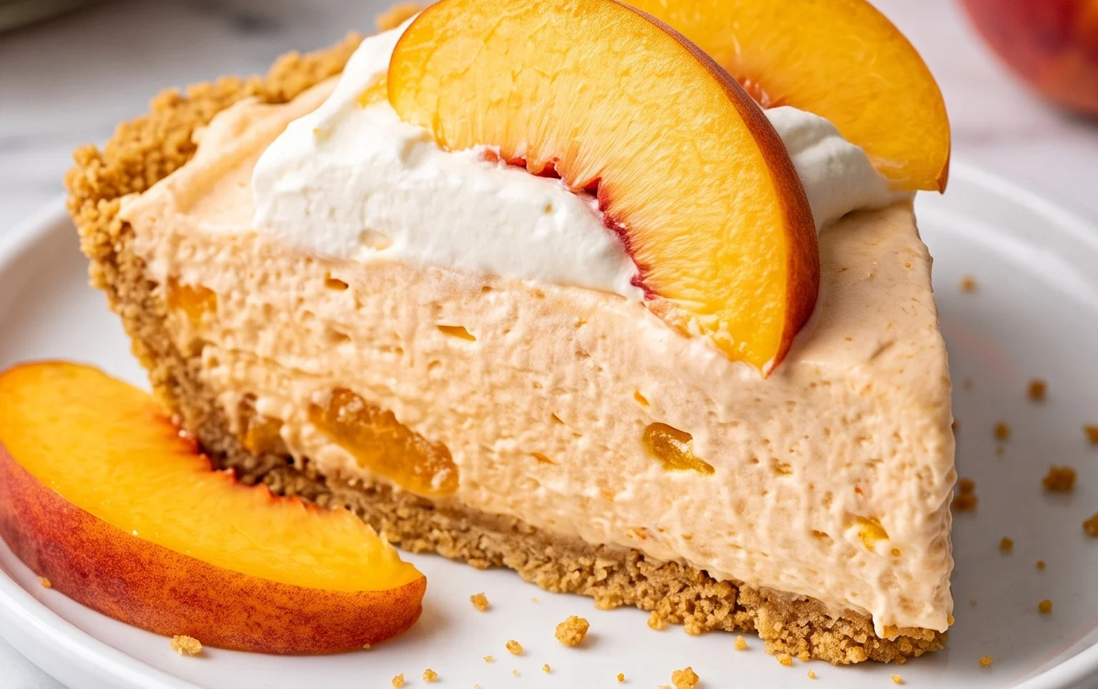 Peach Chiffon Pie