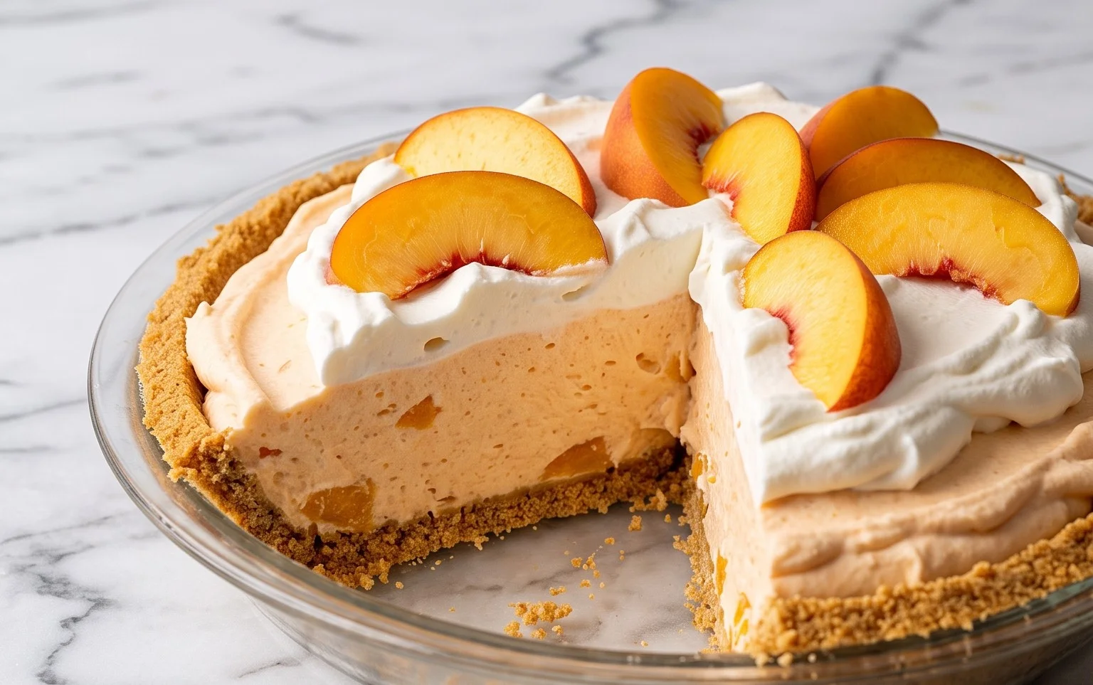 Peach Chiffon Pie