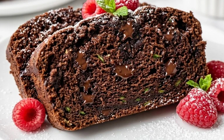 Double Dark Chocolate Zucchini Bread