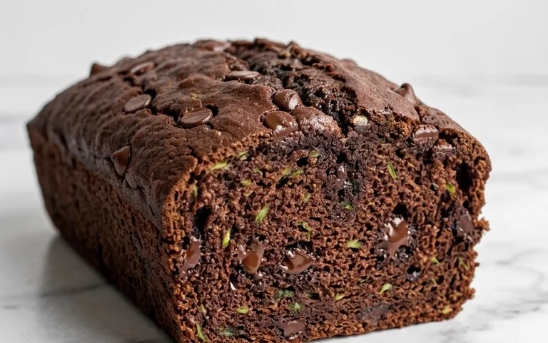 Double Dark Chocolate Zucchini Bread
