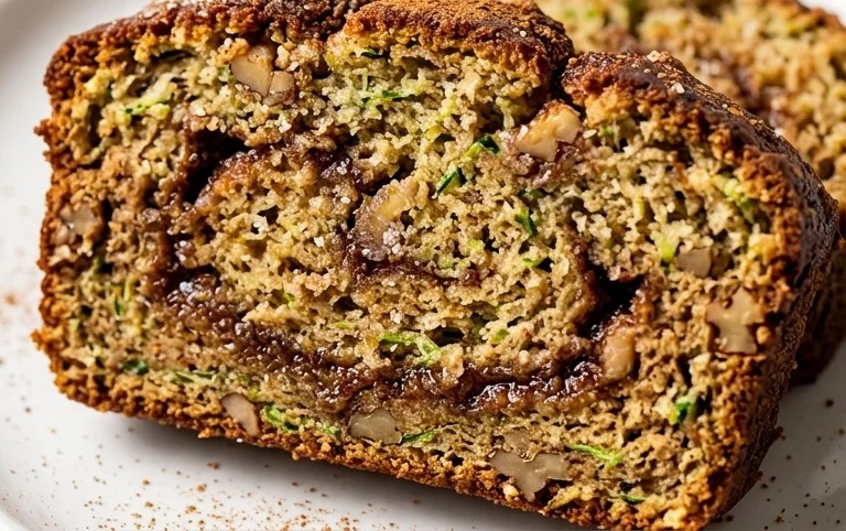 Moist and Delicious Cinnamon Swirl Zucchini Bread
