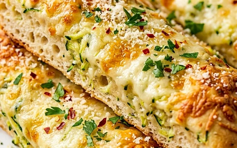 Cheesy Zucchini Breadsticks