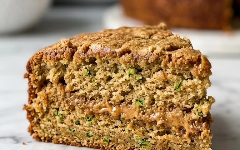Moist Peanut Butter Zucchini Cake Recipe
