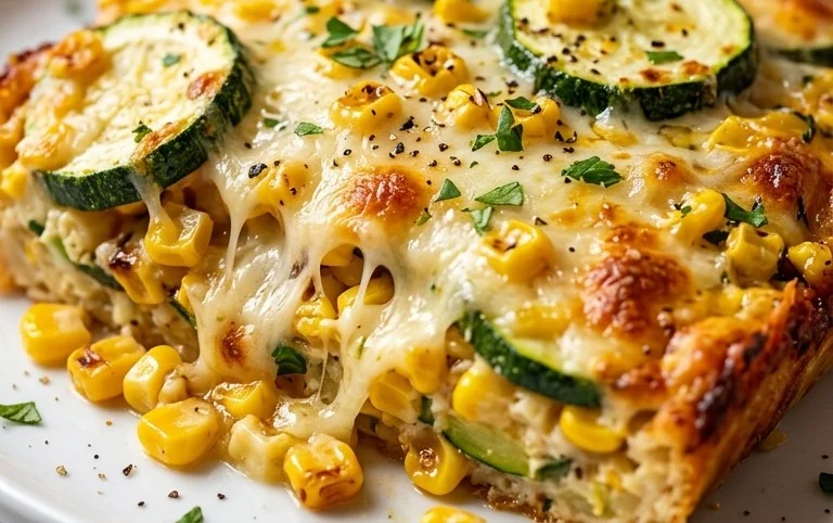 Zucchini Corn Parmesan Bake Recipe