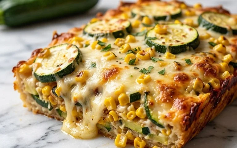 Zucchini Corn Parmesan Bake Recipe