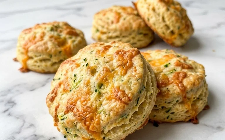 Zucchini Cheddar Biscuits