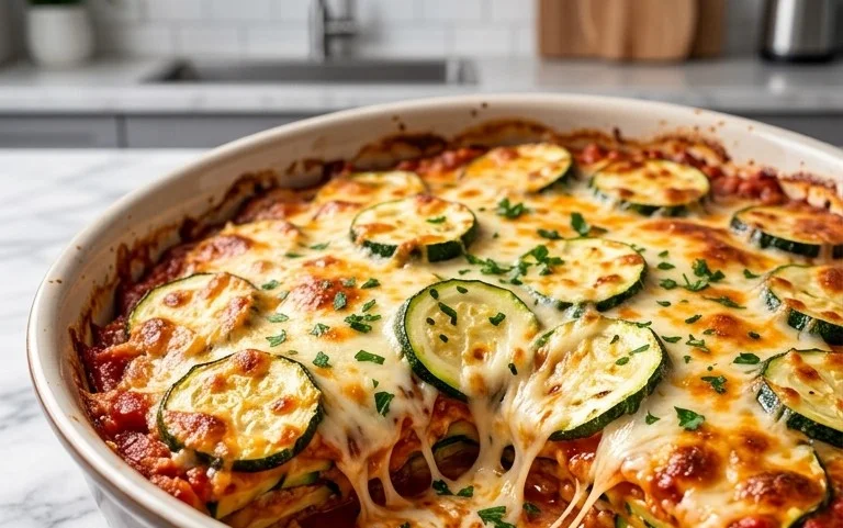Cheesy Baked Zucchini Casserole