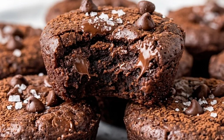 Chocolate Black Bean Brownie Bites