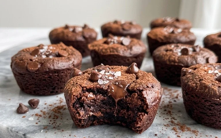 Chocolate Black Bean Brownie Bites