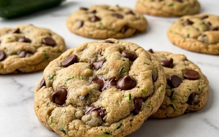 Soft Zucchini Cookies with Chocolate Chips