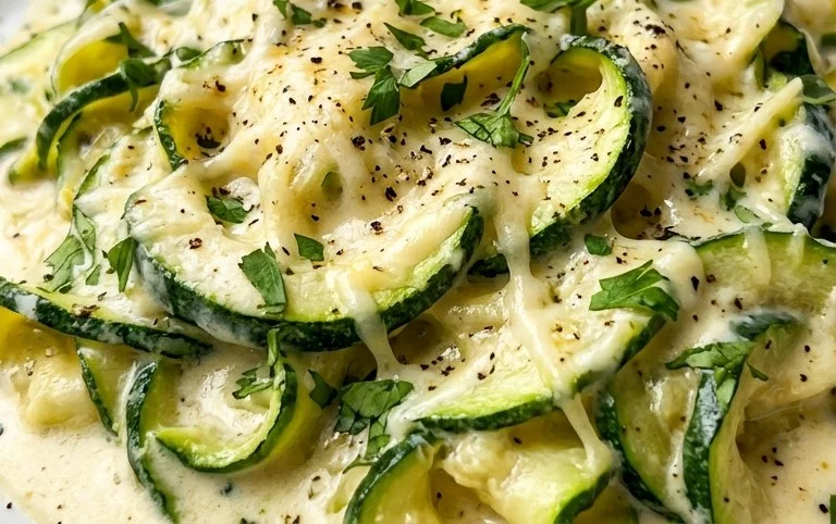 Creamy Parmesan Zucchini