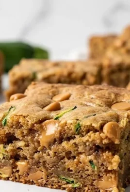 Chewy Butterscotch Zucchini Blondies