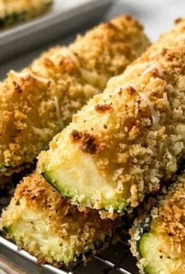 Baked Zucchini Sticks (Oven or Air Fryer)