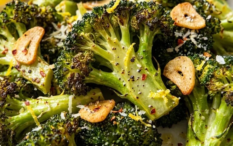 Oven Roasted Broccoli (Baked Broccoli)