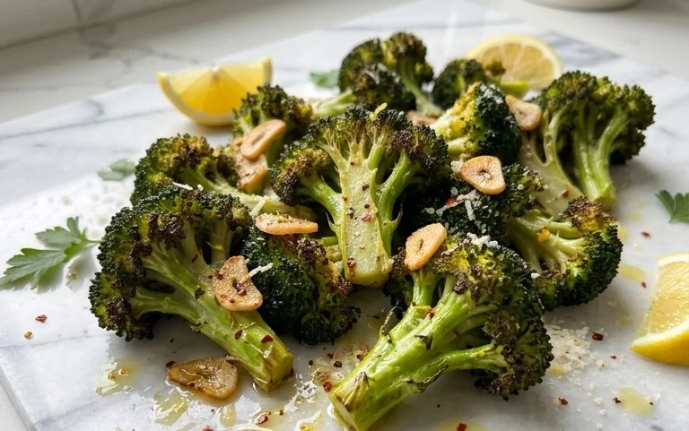 Oven Roasted Broccoli (Baked Broccoli)