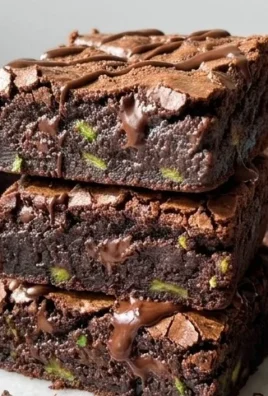 Fudgy Dark Chocolate Zucchini Brownies Recipe