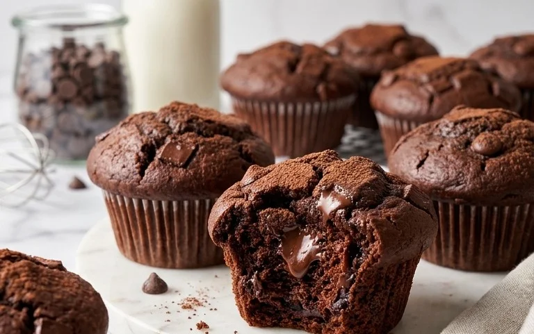 Double Chocolate Muffins